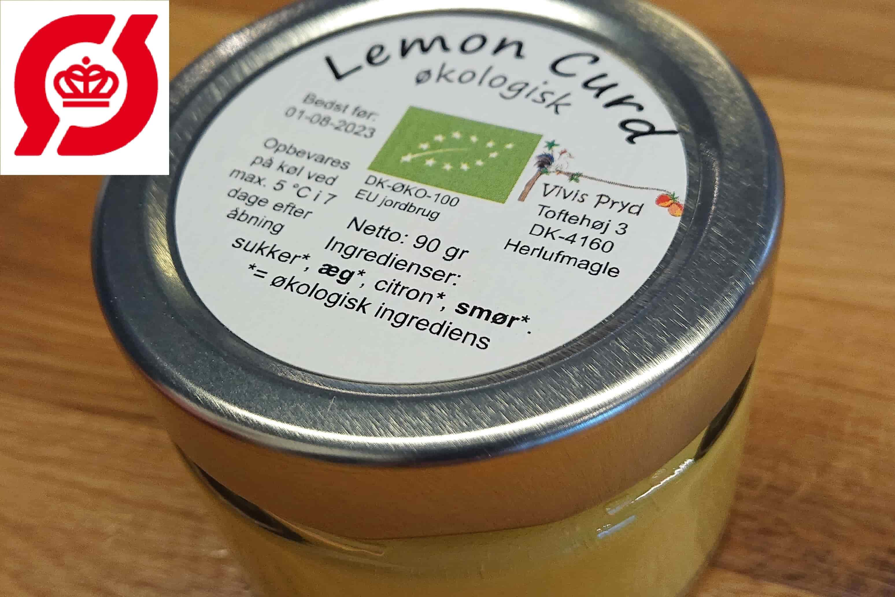 Lækker lemon curd fra Vivis Pryd